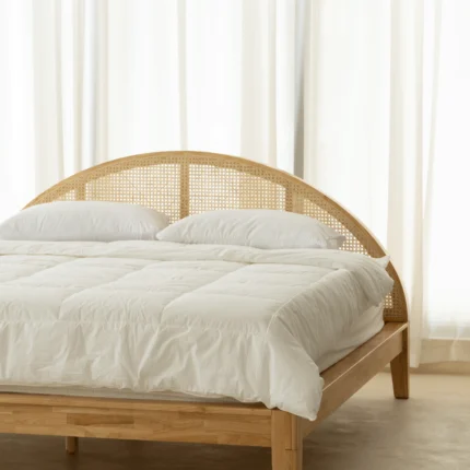 Soft Arch Rattan Headboard