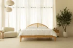 Soft Arch Rattan Headboard - Image 5