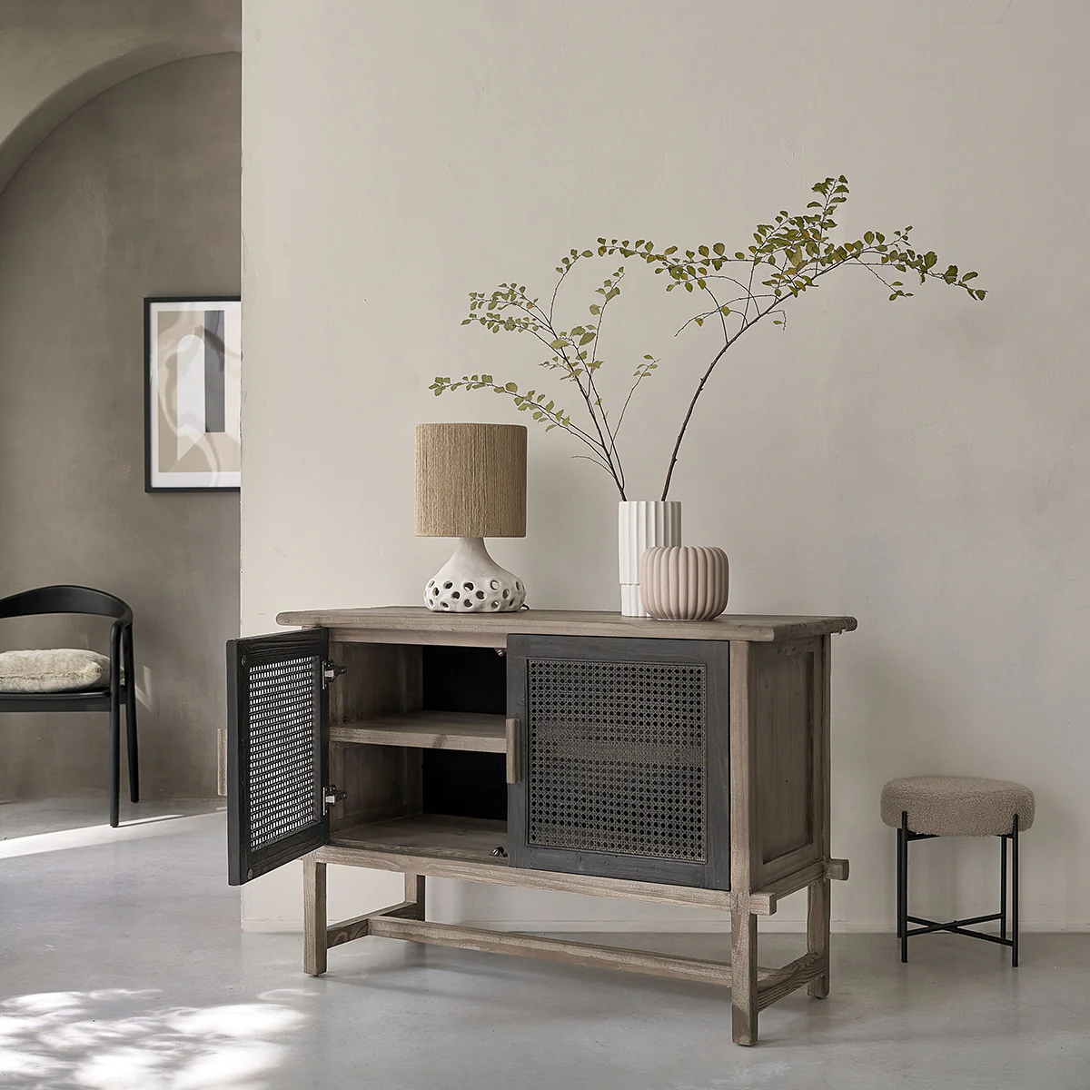 meuble de rangement en bois recyclé - Image 7