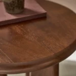 table ronde en acacia certifié - Image 3