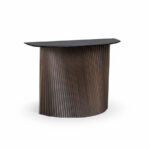 Fluted Wooden Console Table - Image 2