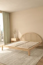 Soft Arch Rattan Headboard - Image 2