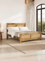 Solid Wood & Rattan Bed , Rattan Bed 