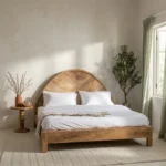 Damian Solid Mango Wood Bed 