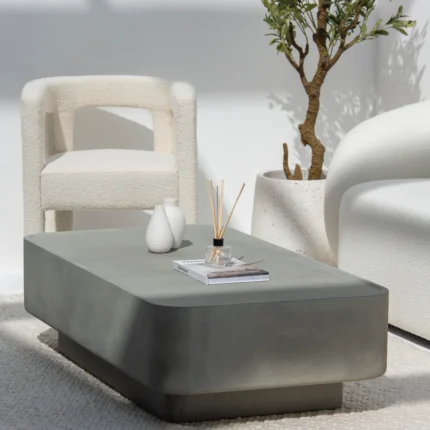 Blanca Concrete Coffee Table 