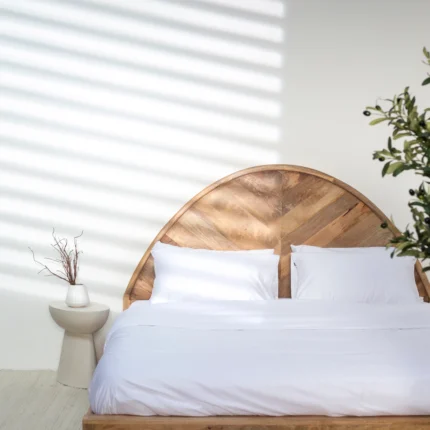 Damian Solid Mango Wood Bed 