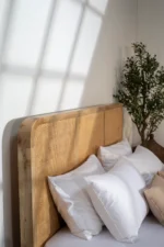 Honorine Rattan Mango Wood Bed - Image 5