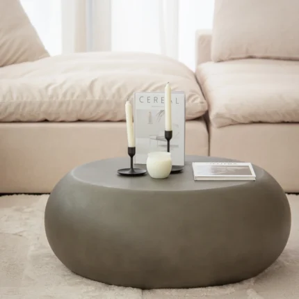 Rosso Concrete Coffee Table 