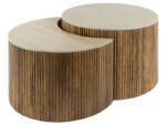 lot de 2 tables basses gigognes Jade - Image 3