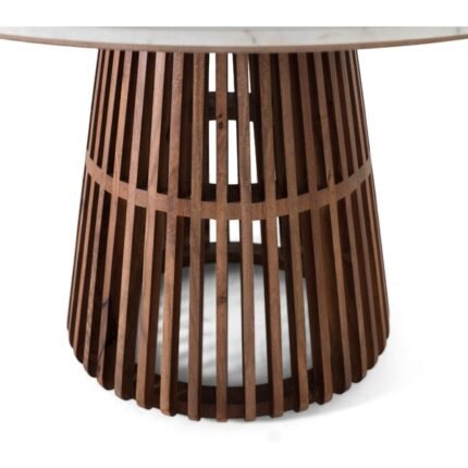 Table à manger ronde en marbre