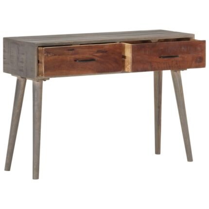 Table console en bois massif de