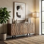 Buffet 3 portes bois massif de 33