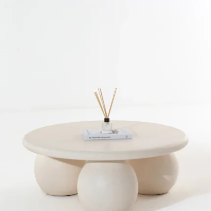 Sculptural Concrete Coffee Table