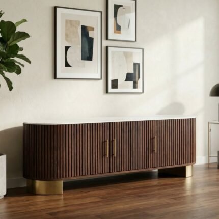 Meuble TV en bois de manguier 22