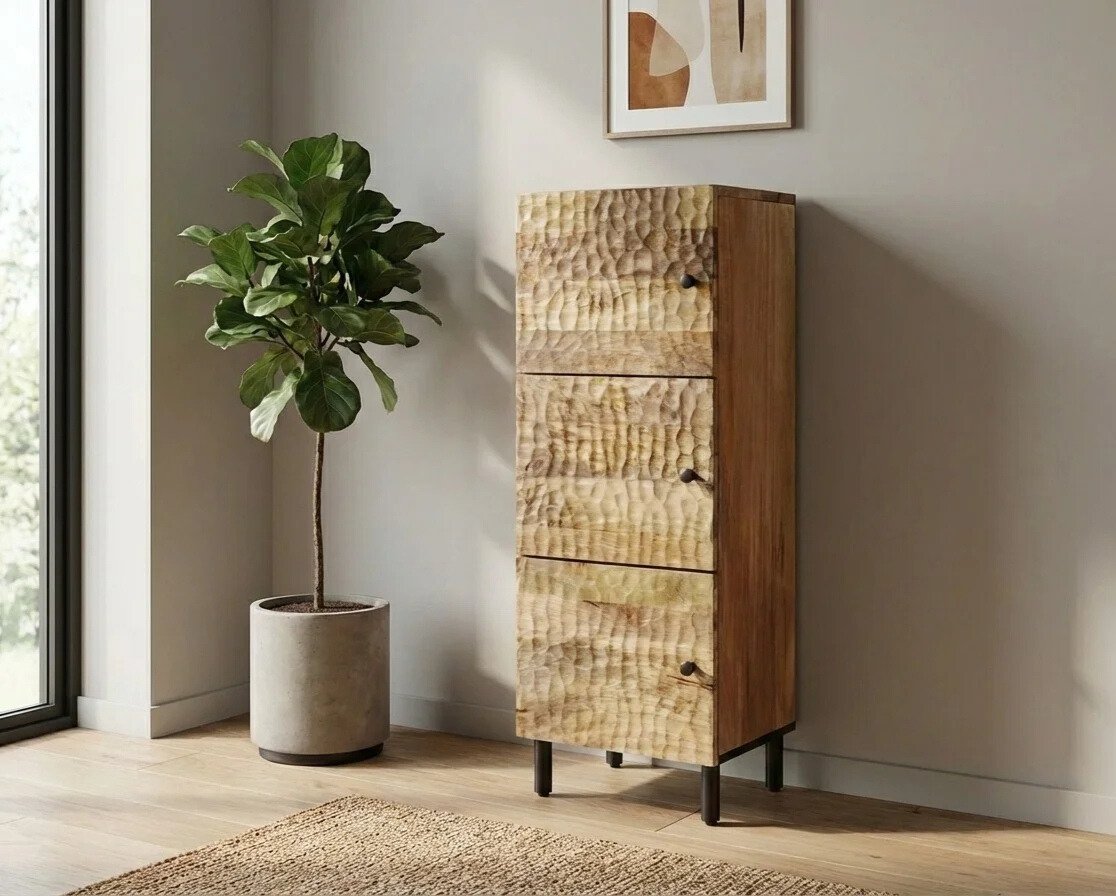 Buffet haut en bois de manguier 26 Buffet haut en bois de manguier 26