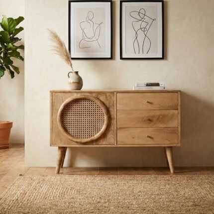 Larissa Solid Mango Wood Sideboard