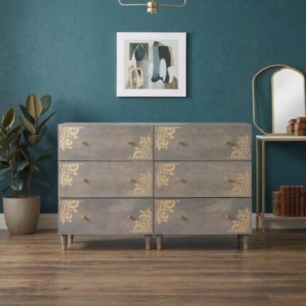 Buffet en bois de manguier massif