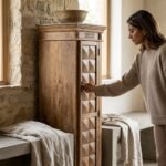 1Meuble bar en bois de manguier - Image 2