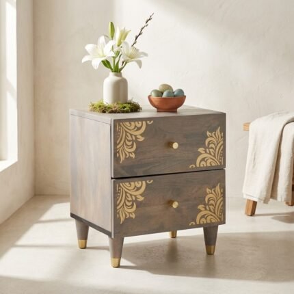 Meuble de chevet moderne en bois