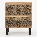 Table de chevet en bois de manguier - Image 6