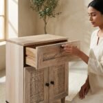 Table de chevet en bois massif de - Image 2