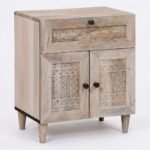 Table de chevet en bois massif de