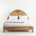 Damian Solid Mango Wood Bed  - Image 4