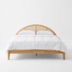 Soft Arch Rattan Headboard