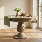 120cm Pedestal Acorn Dining Table