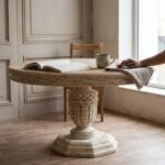 145cm White Cedar Dining Table  - Image 3