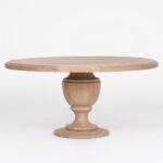 162cm White Cedar Dining Table - Image 5