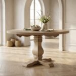 Round Pedestal Dining Table