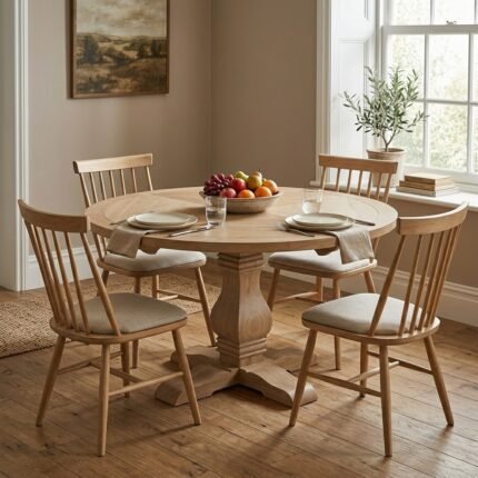 Round Pedestal Dining Table