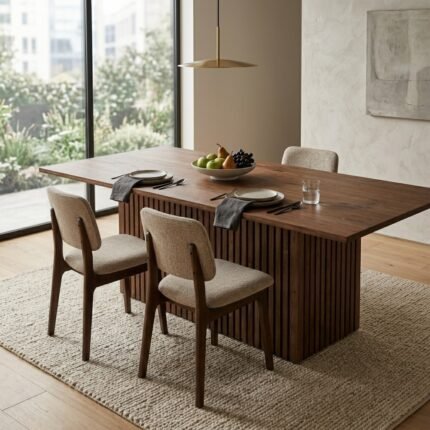Table de salle à manger en bois