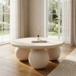 Sculptural Concrete Coffee Table - Image 2