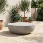 Table basse ovale blanc-23 - Image 3