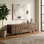 meuble TV rectangulaire en bois