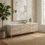 Meuble TV rectangulaire en bois
