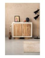 Commode imitation béton et bois