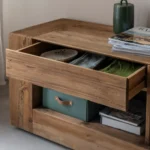 Meuble TV en bois massif Blaise - Image 4