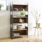 Bibliothèque en bois recyclé