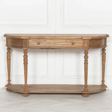 151 cm White Cedar Console Table