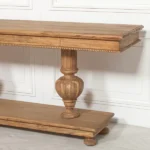 180 cm White Cedar Console Table - Image 4