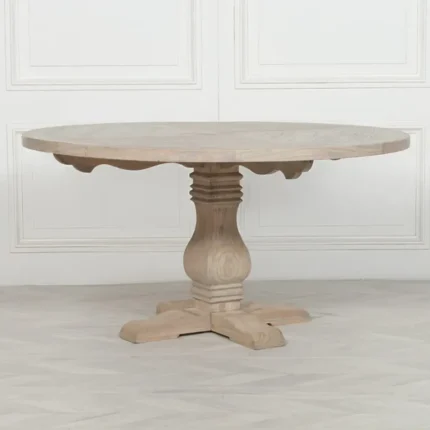 Round Pedestal Dining Table