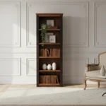 bibliothèque en acacia massif Moon