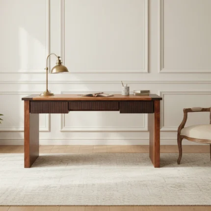 bureau en acacia massif Moon