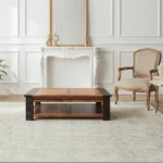 table basse carrée en acacia massif - Image 4