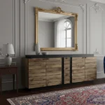 grand buffet en bois de manguier massif