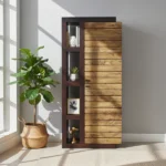 colonne bibliothèque en manguier massif - Image 5