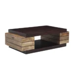table basse rectangulaire 22 en manguier - Image 4